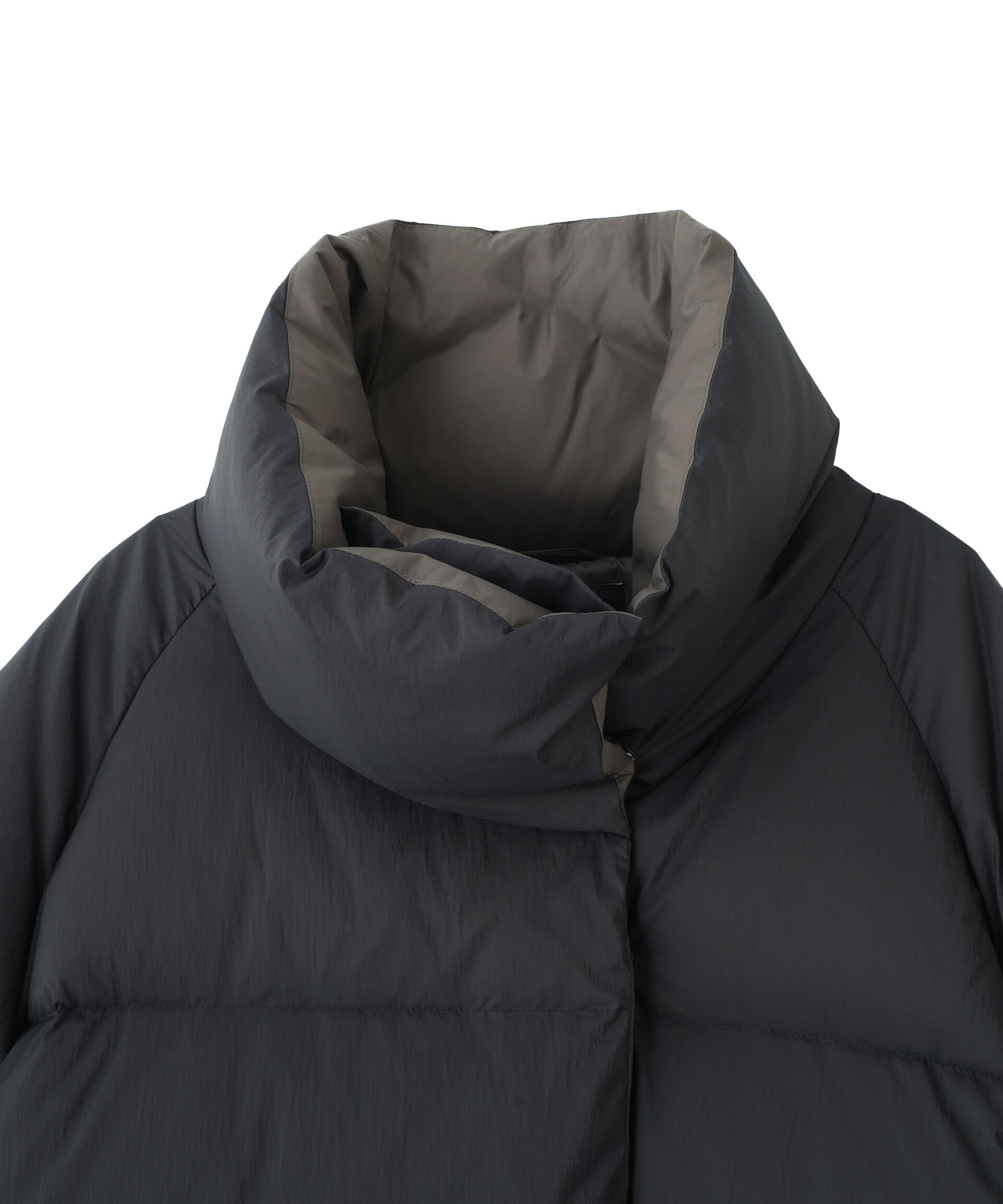 nano･universe「「西川ダウン(R)」バイカラーボリュームダウン」|ダウン|