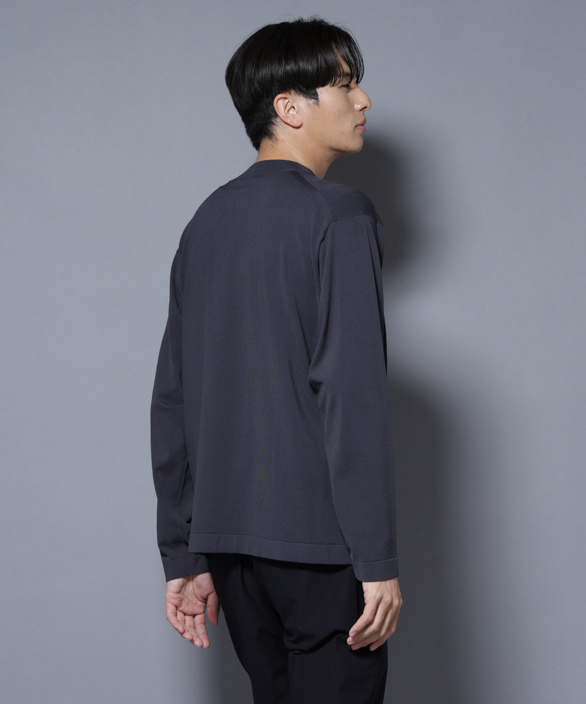 nano･universe「「ELITE 7 FUNCTION」クルーネックニット」|ニット・セーター|