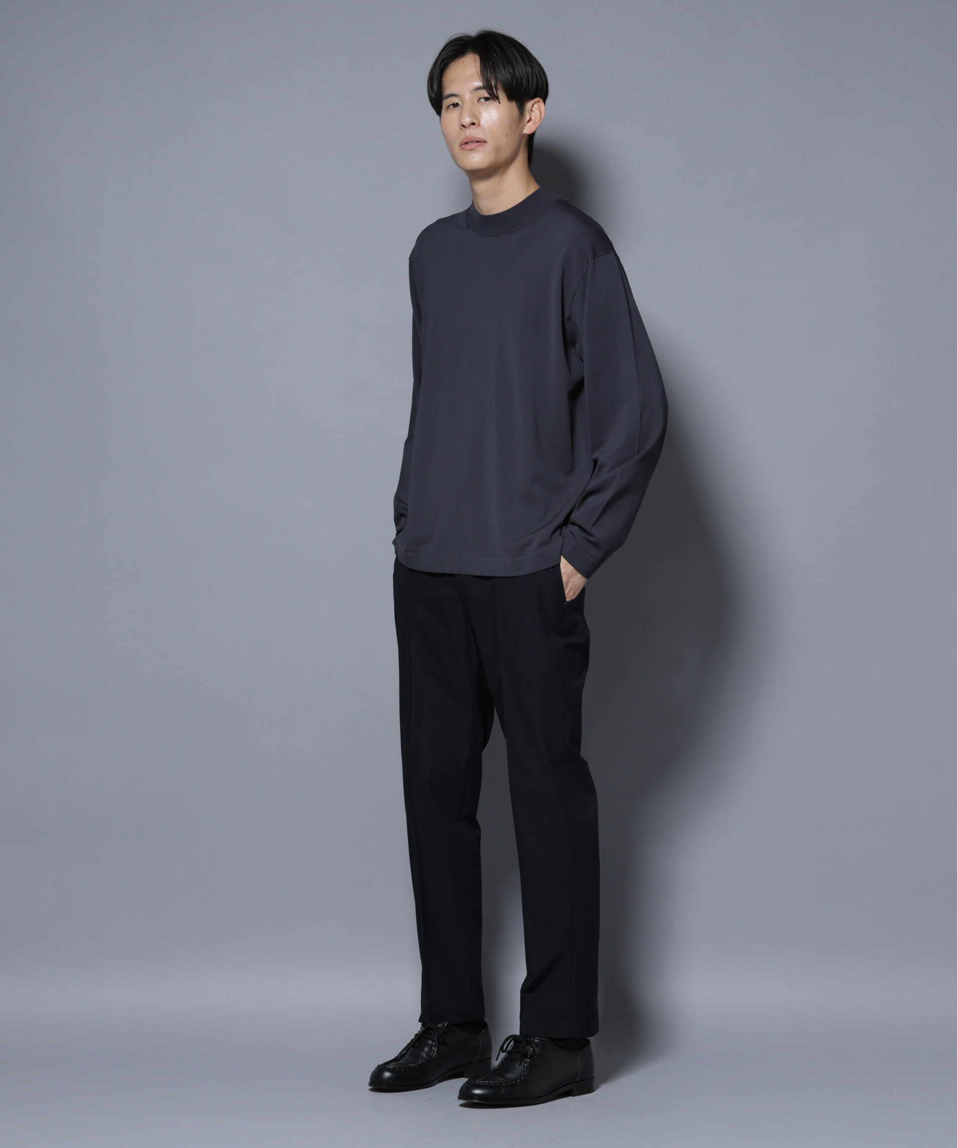 nano･universe「「ELITE 7 FUNCTION」クルーネックニット」|ニット・セーター|