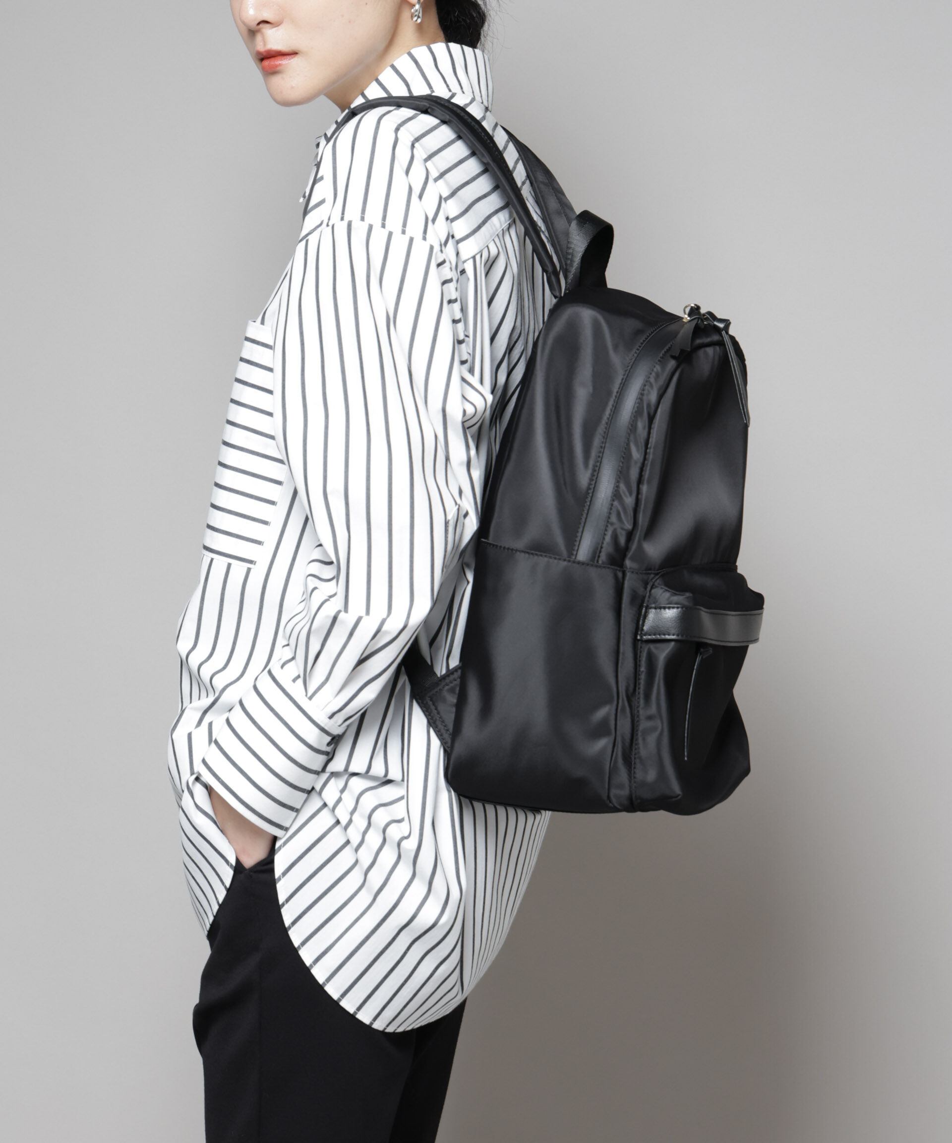 nano･universe「撥水マルチポケットリュック」|リュック|