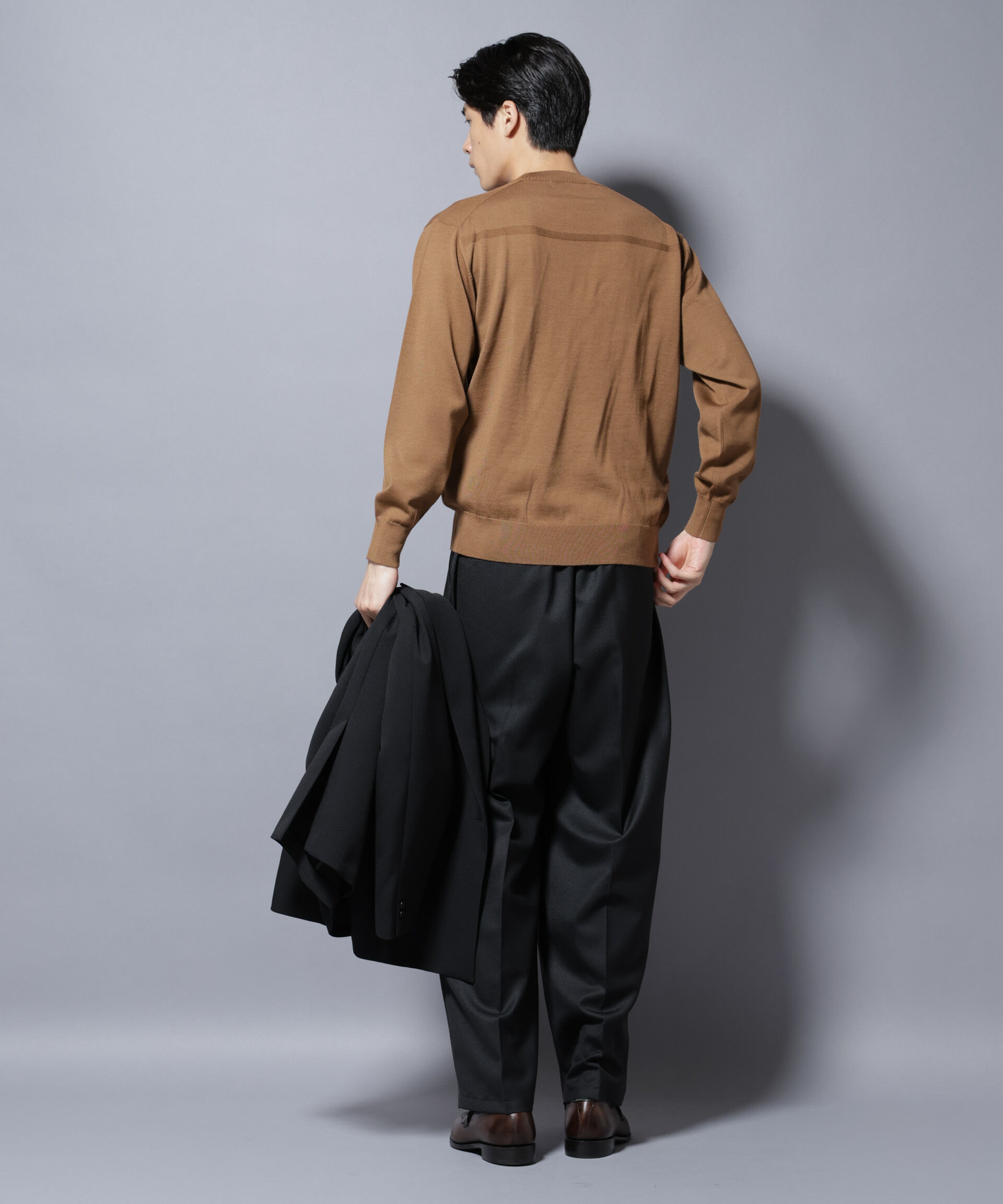 nano･universe「「大人のワイドパンツ」ドライギャバワイドイージースラックス」|チノ|