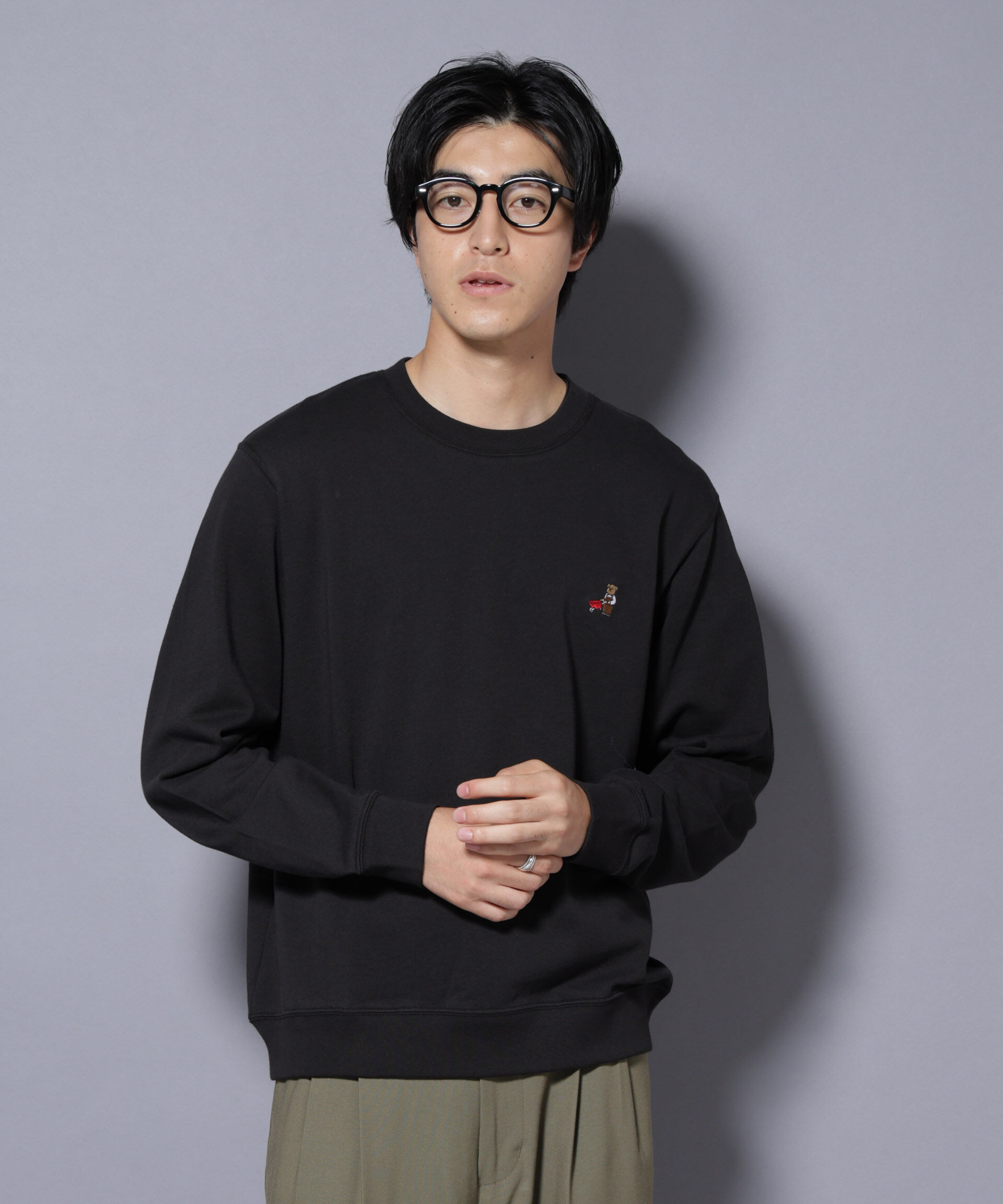 nano･universe「ナノベア ライトスウェット farmer」|Tシャツ・カットソー|パターン21