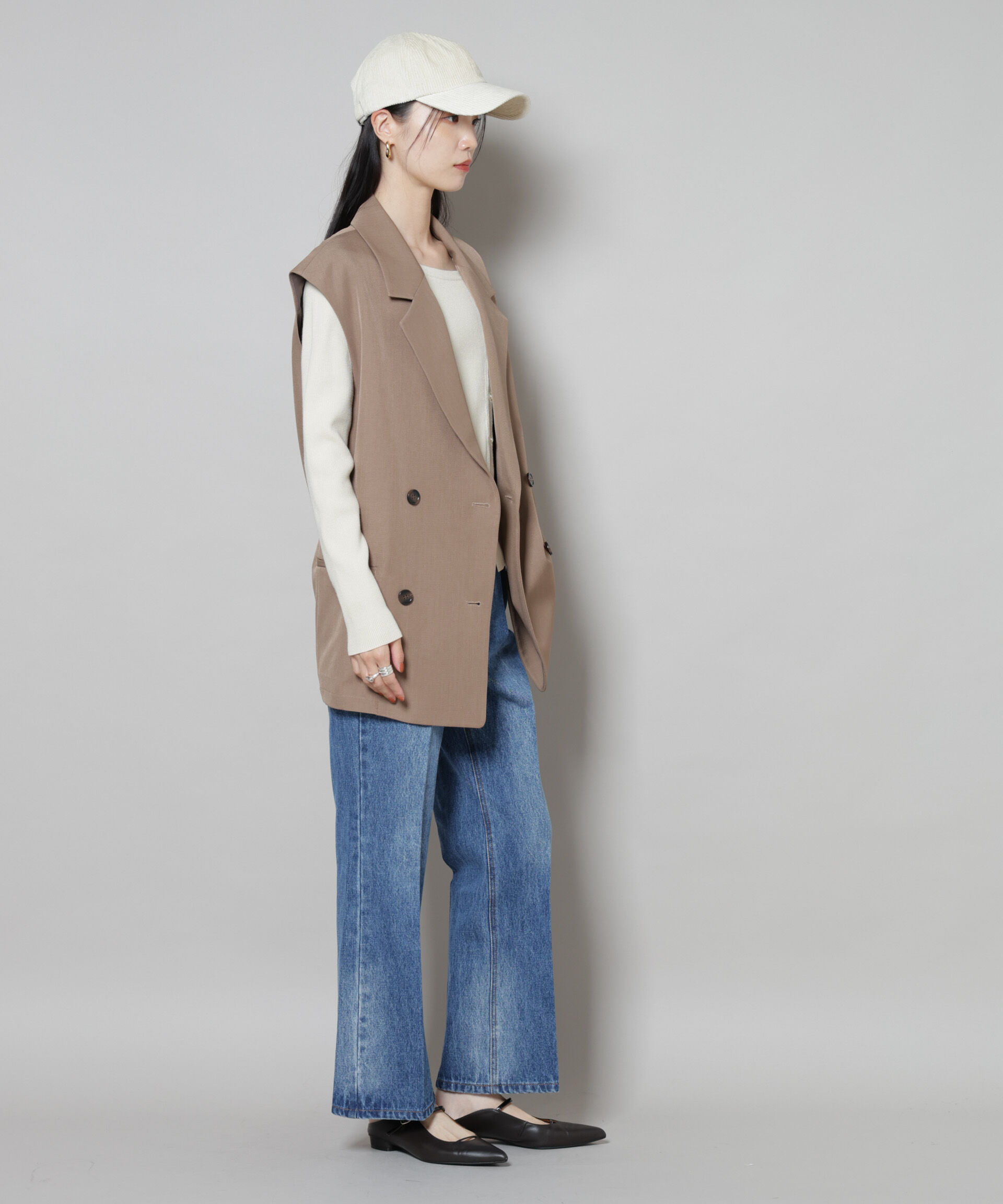 nano･universe「センタープレスデニム」|チノ|