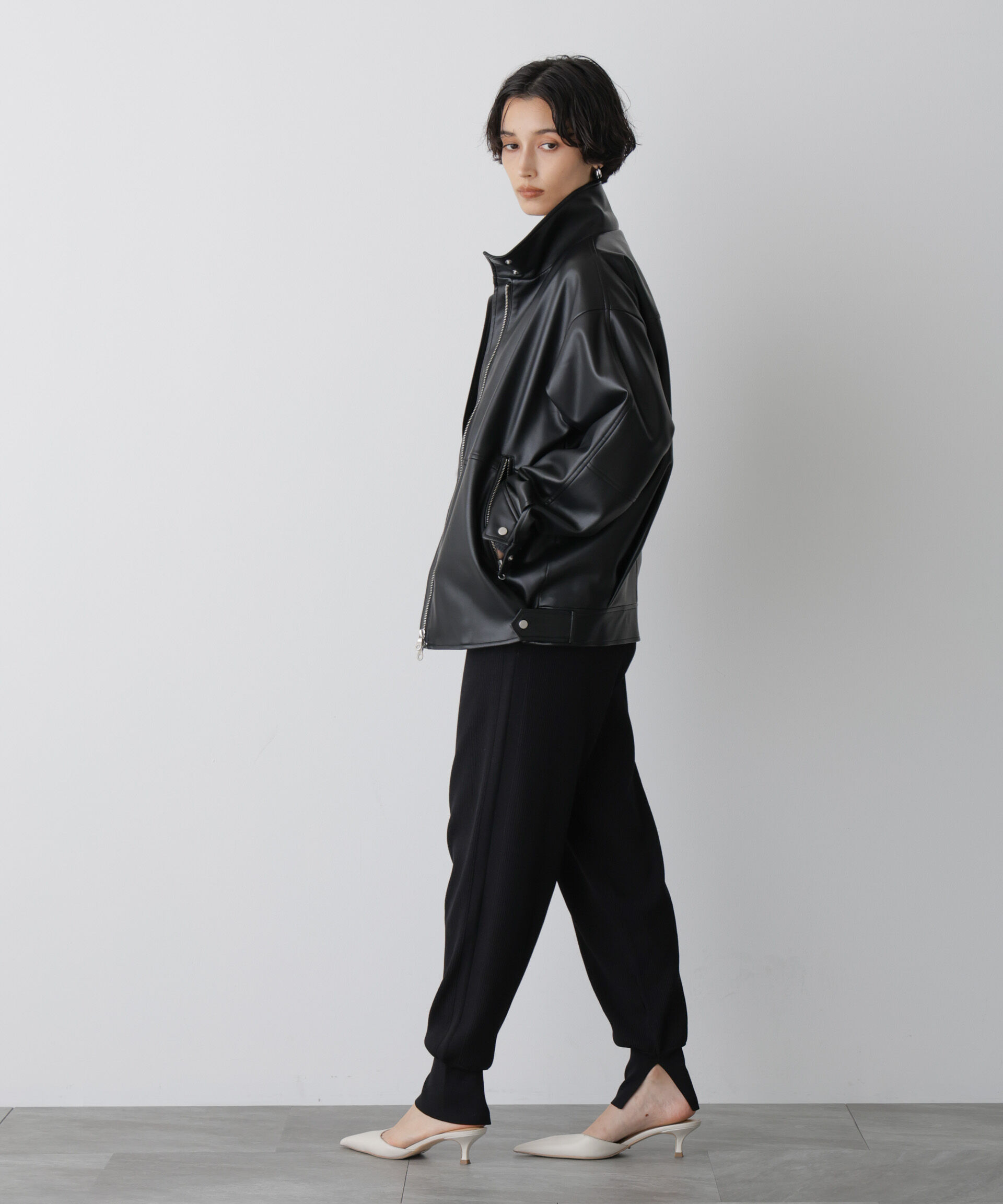  「「STEVELOUR」裾リブニットパンツ」|その他|