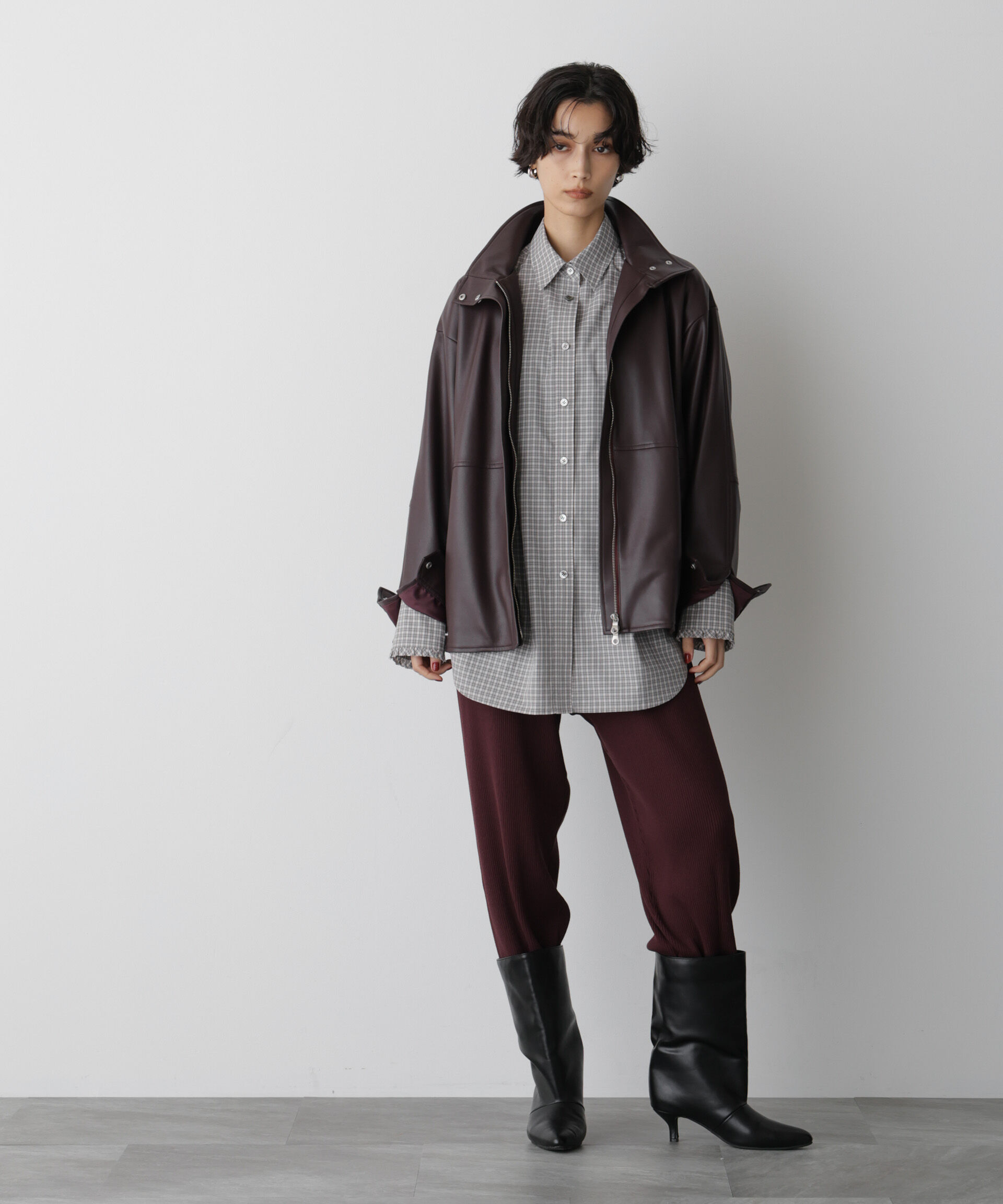  「「STEVELOUR」裾リブニットパンツ」|その他|