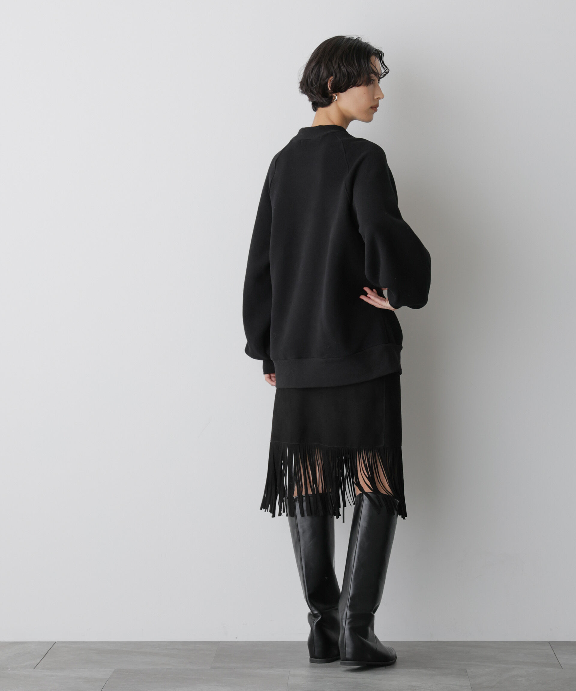  「「STEVELOUR」フラッフィースタンドプルオーバー」|スウェット・ジャージ|