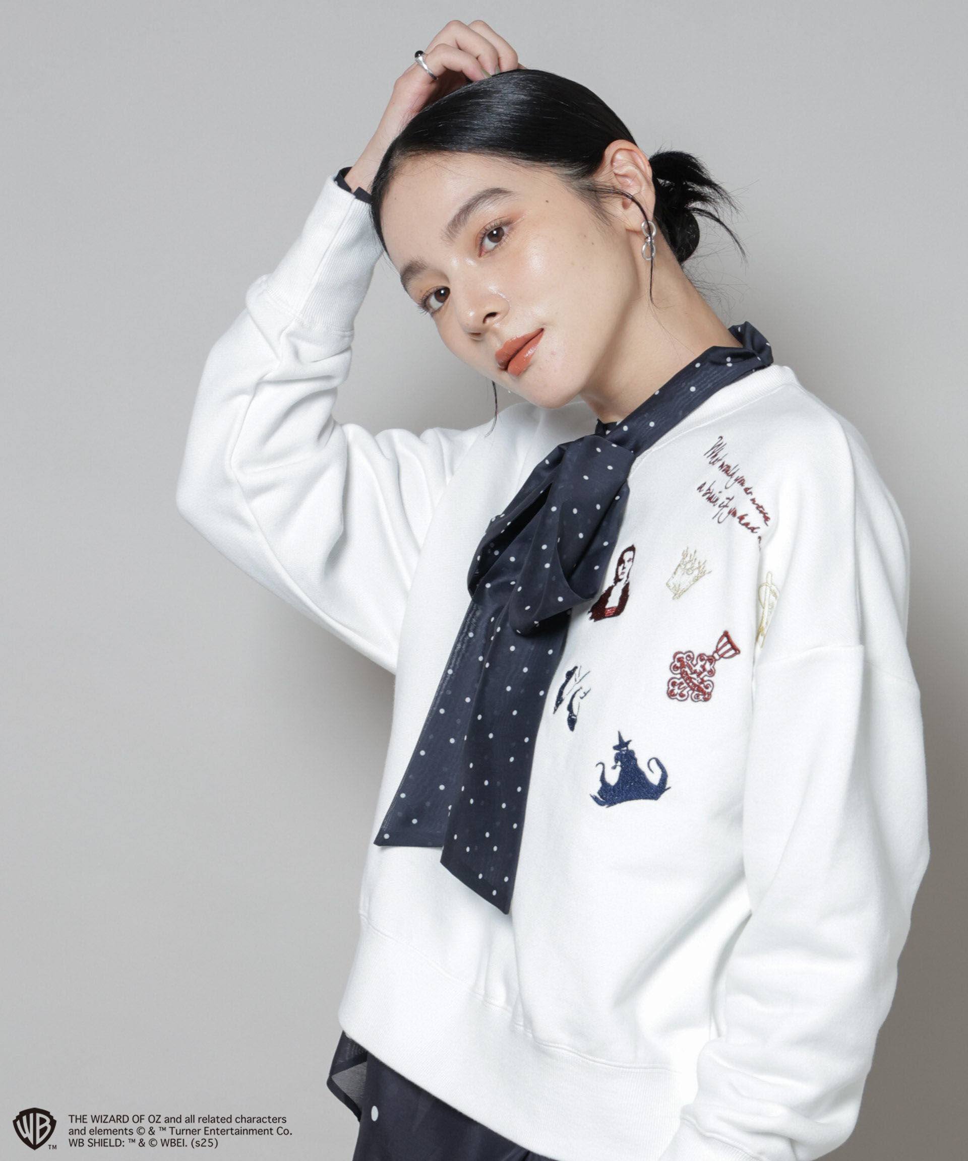 nano･universe「THE WIZARD OF OZ 刺繍スウェットトップス」|Tシャツ・カットソー|