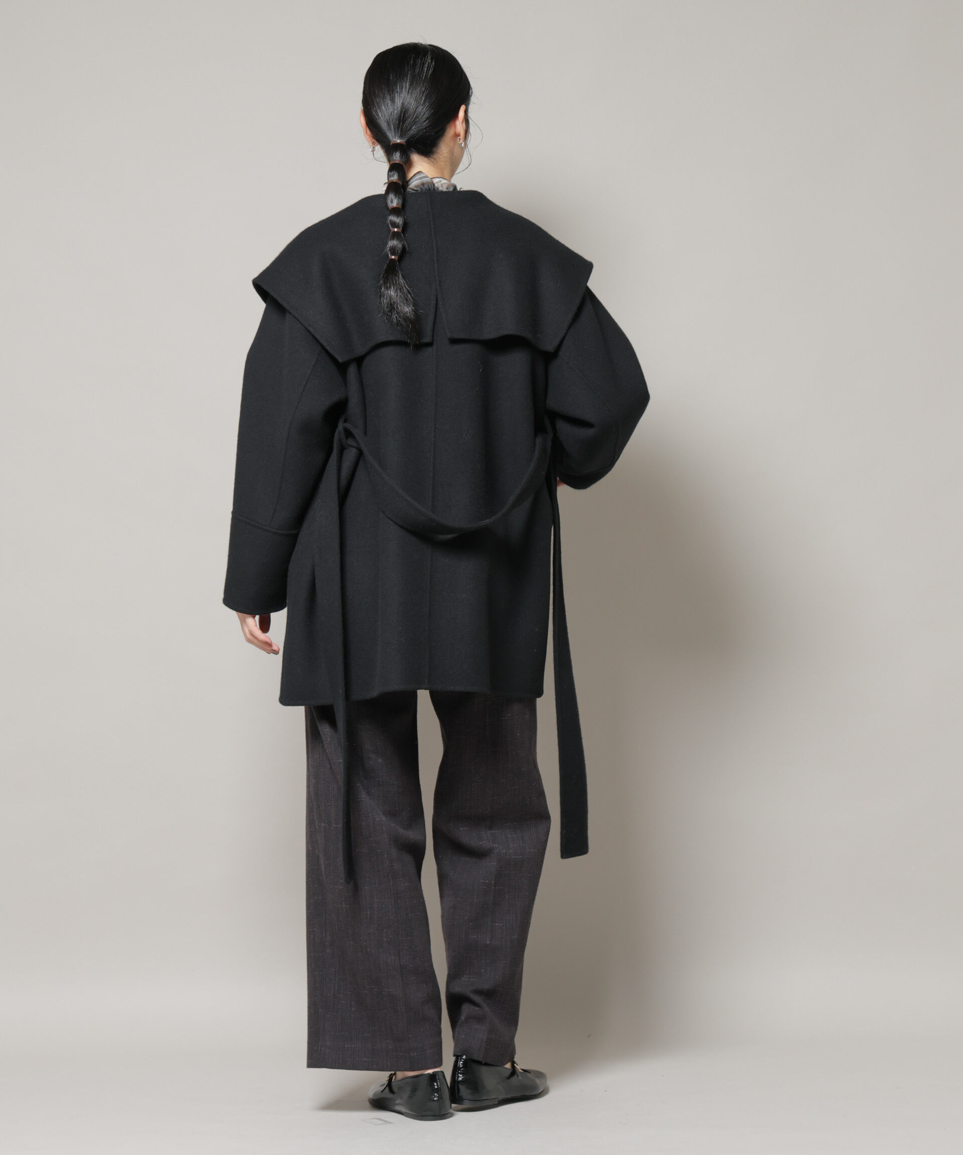 nano･universe「SUPER110blend リバーショールミディコート」|その他|