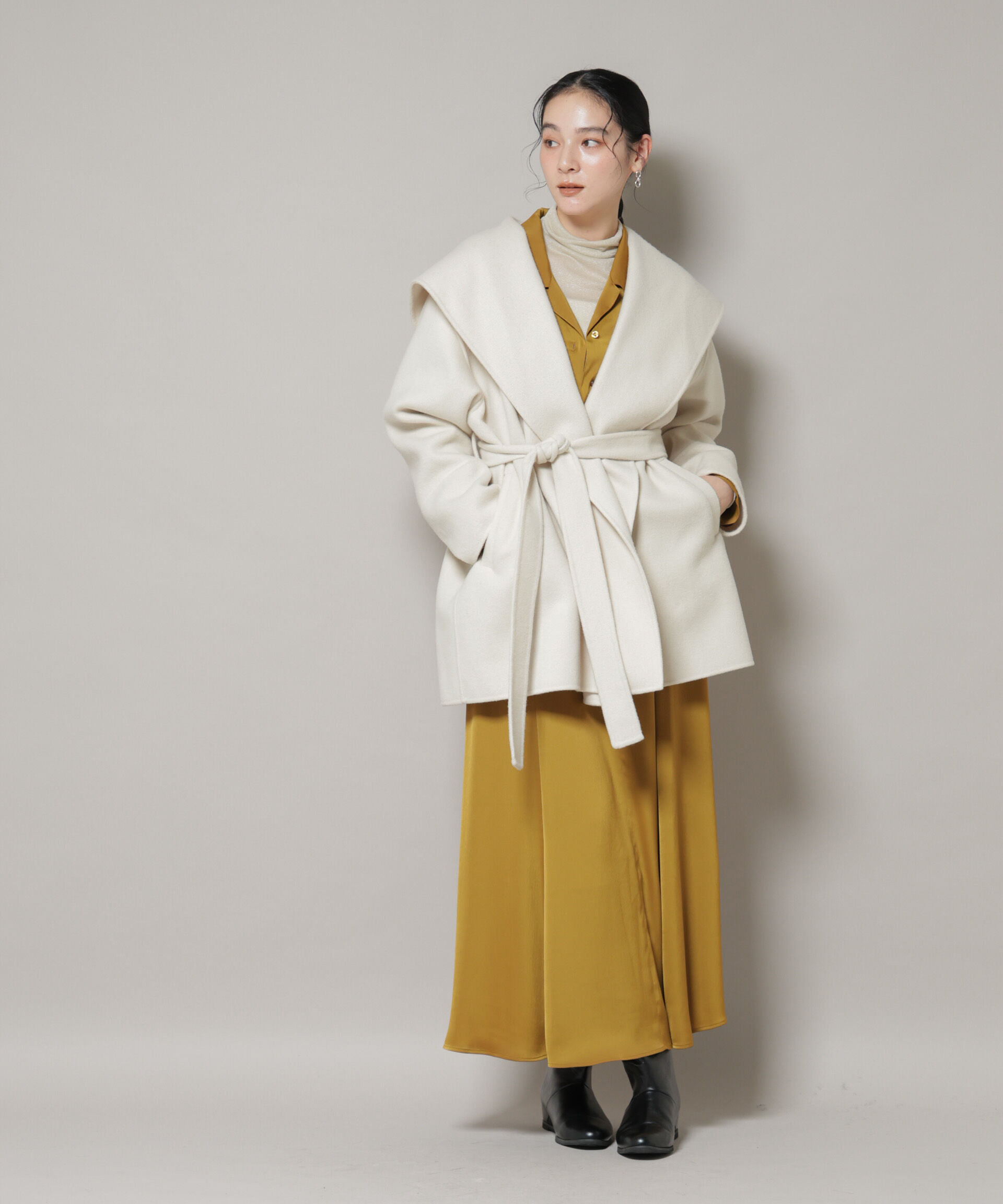 nano･universe「SUPER110blend リバーショールミディコート」|その他|