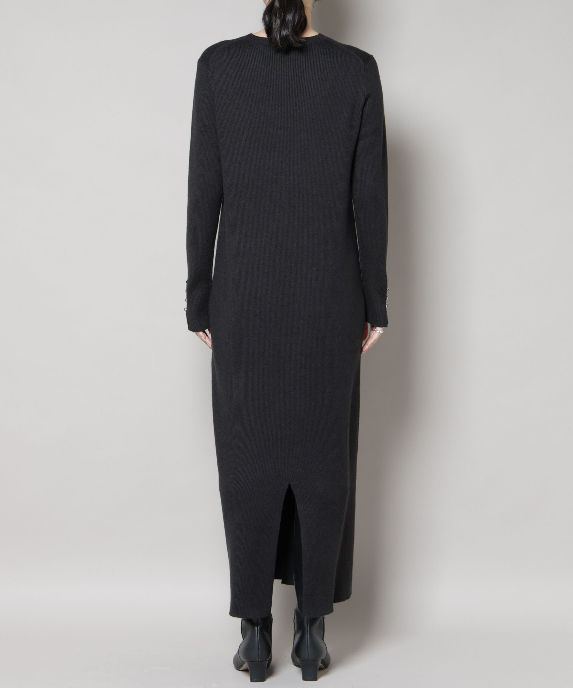 nano･universe「ドロストベスト＋リブニットワンピースセット」|ワンピース|