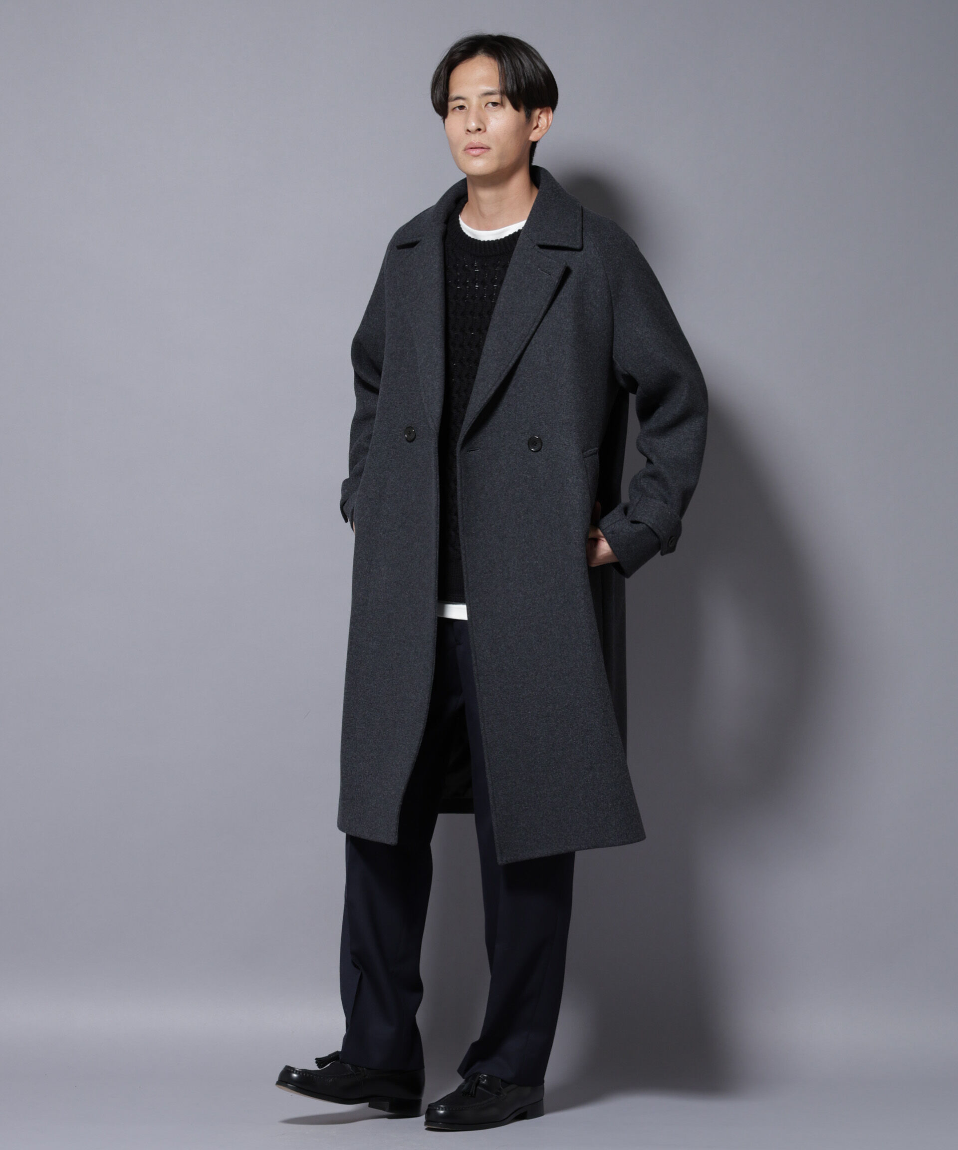 nano･universe「ウールカシミヤメルトンダブルコート」|その他|