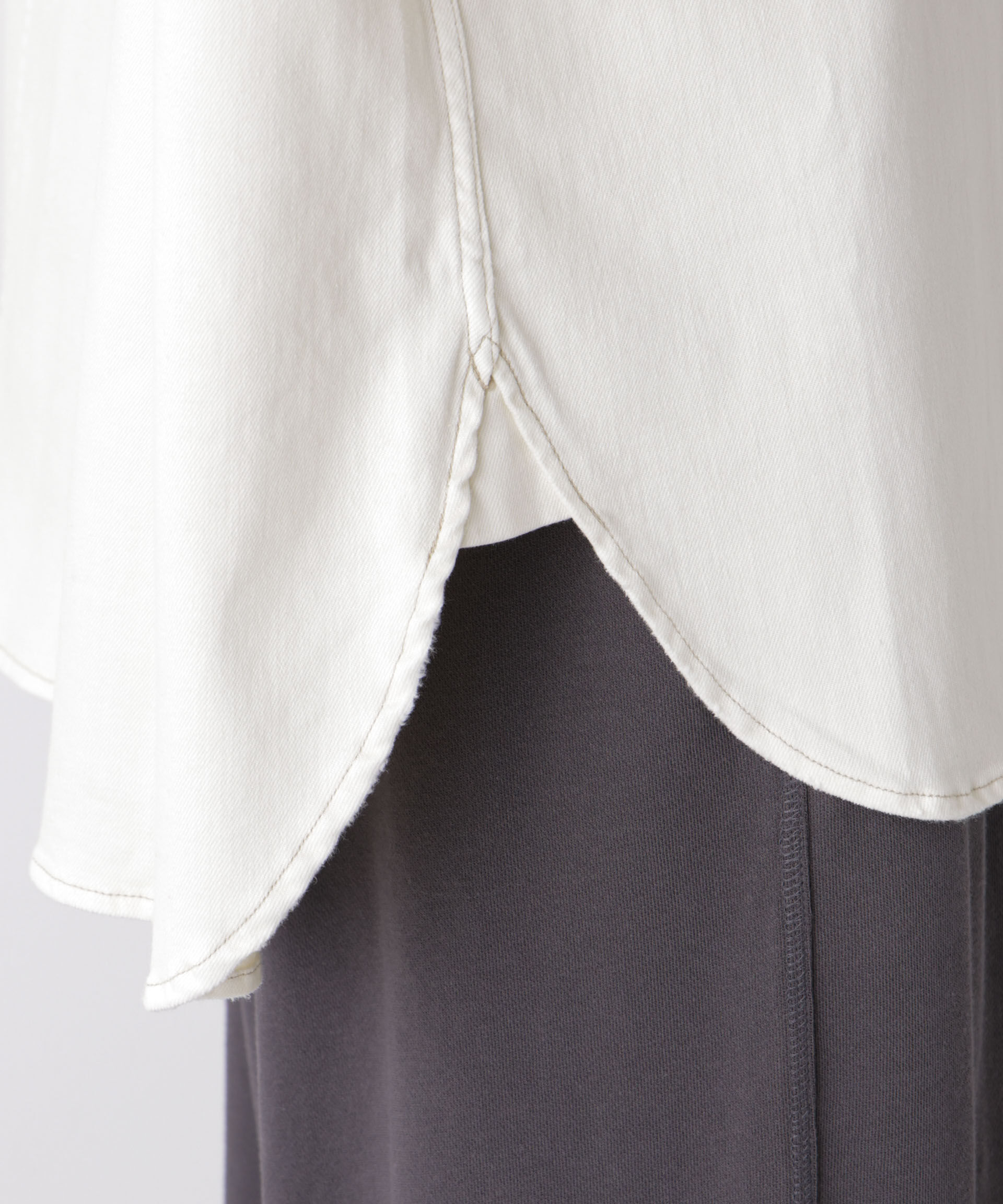 nano･universe「Healthy DENIM/別注 Almond Ecru」|シャツ・ブラウス|