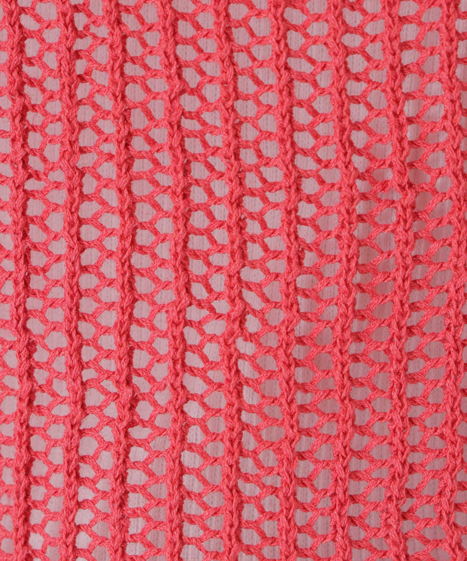 nano･universe「リネン混テープヤーンメッシュワイドニット」|ニット・セーター|