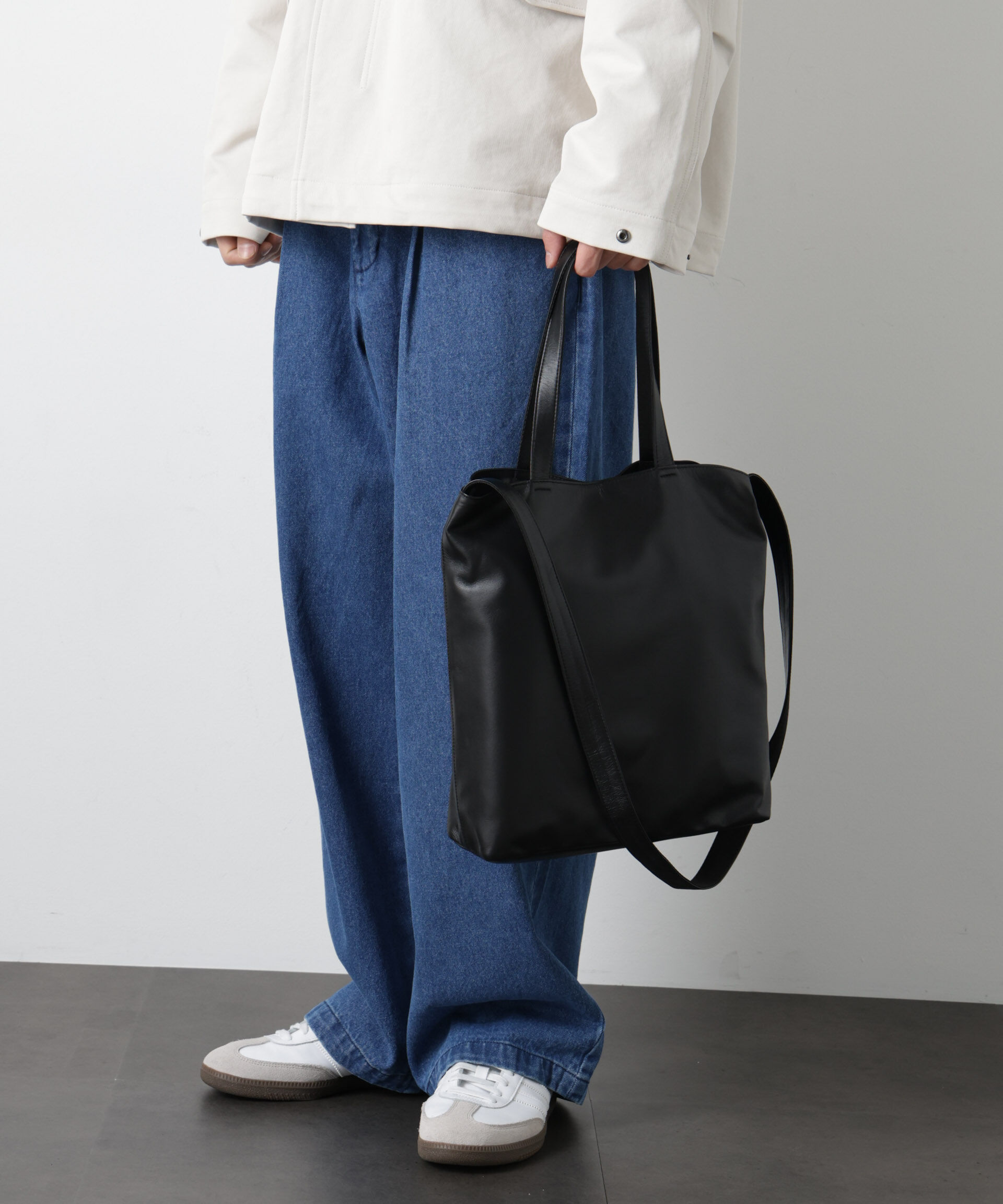 nano･universe「2WAY レザートートバッグ」|ショルダー・メッセンジャー|