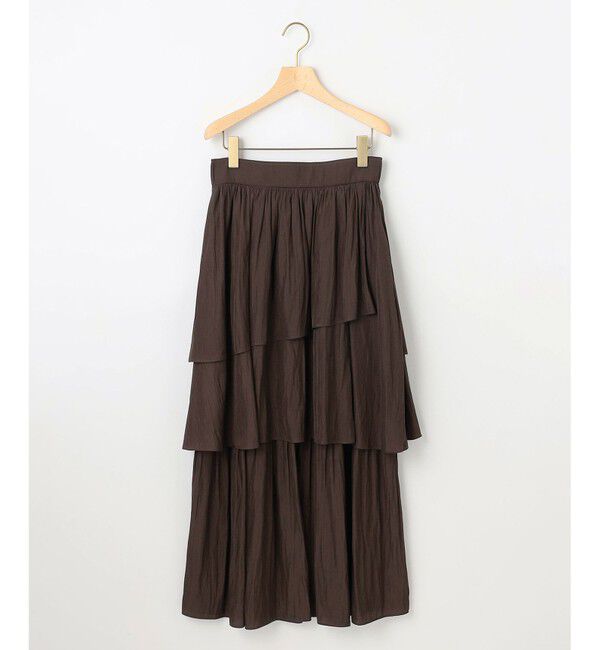 組曲「【入江未悠さんコラボ】ギャザーライトデシンティアード スカート」|スカート|