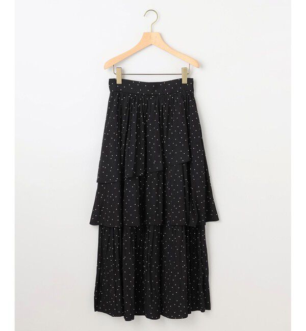 組曲「【入江未悠さんコラボ】ギャザーライトデシンティアード スカート」|スカート|