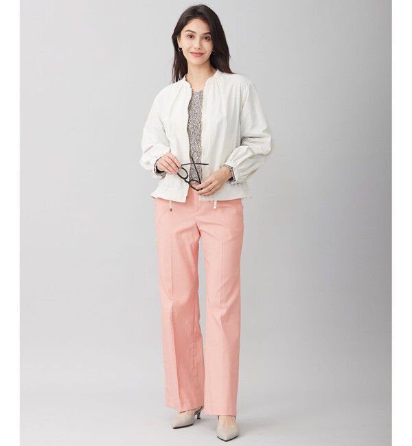 自由区「【撥水加工・UVケア・洗える】ライトグログラン ブルゾン」|ブルゾン・スタジャン|