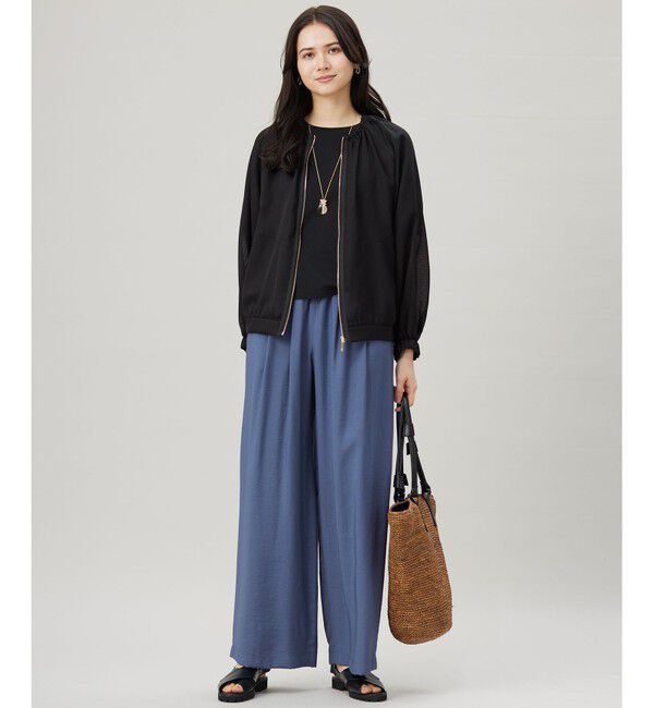 自由区「【新色追加・持ち運びに最適】メッシュ ブルゾン」|ブルゾン・スタジャン|