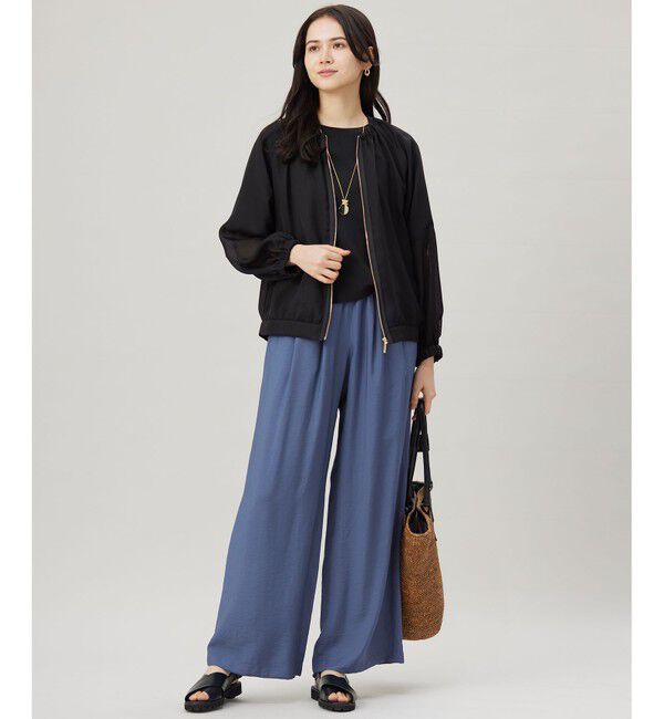 自由区「【新色追加・持ち運びに最適】メッシュ ブルゾン」|ブルゾン・スタジャン|