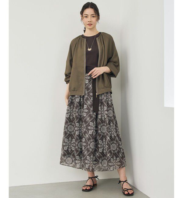 自由区「【新色追加・持ち運びに最適】メッシュ ブルゾン」|ブルゾン・スタジャン|