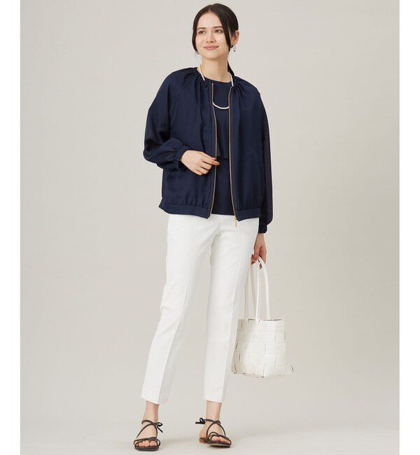 自由区「【新色追加・持ち運びに最適】メッシュ ブルゾン」|ブルゾン・スタジャン|