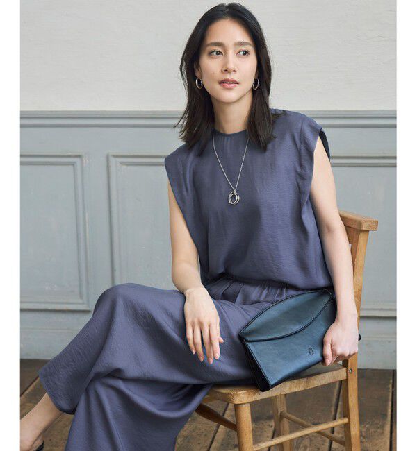 自由区「【セットアップ対応】エアリーツイルキュロット パンツ」|キュロット|