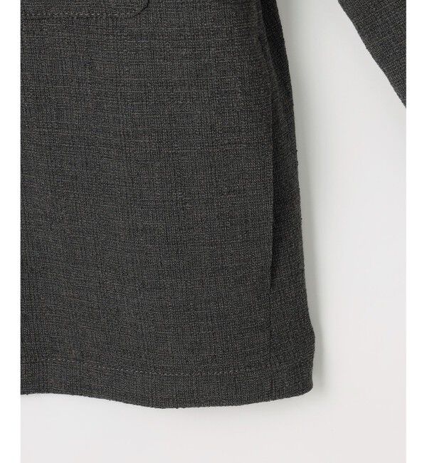 自由区「ライトブッチャーノーカラー ブルゾン」|ブルゾン・スタジャン|