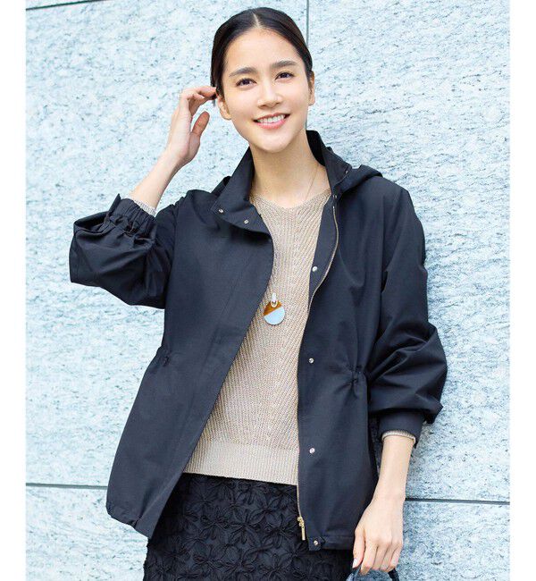 自由区「【ご好評につき再入荷・フード取り外し可能】コットンナイロンタッサー ブルゾン Ⅱ」|ブルゾン・スタジャン|ブラック