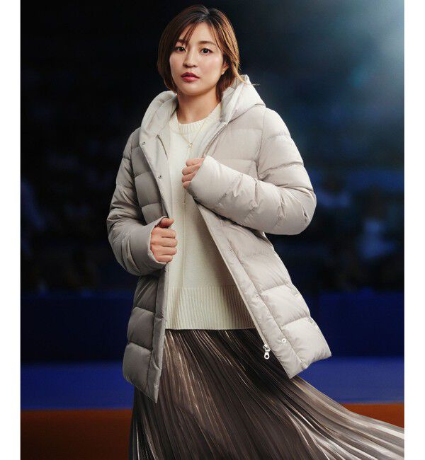 23区「【VERY掲載/新色追加】シレータフタ ミドル丈 ダウンコート」|ダウン|