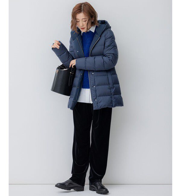 23区「【VERY掲載/新色追加】シレータフタ ミドル丈 ダウンコート」|ダウン|