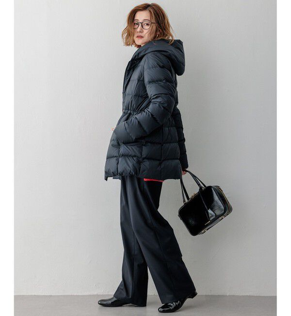 23区「【VERY掲載/新色追加】シレータフタ ミドル丈 ダウンコート」|ダウン|