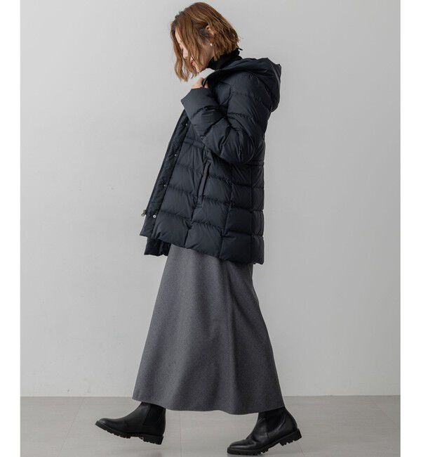 23区「【VERY掲載/新色追加】シレータフタ ミドル丈 ダウンコート」|ダウン|