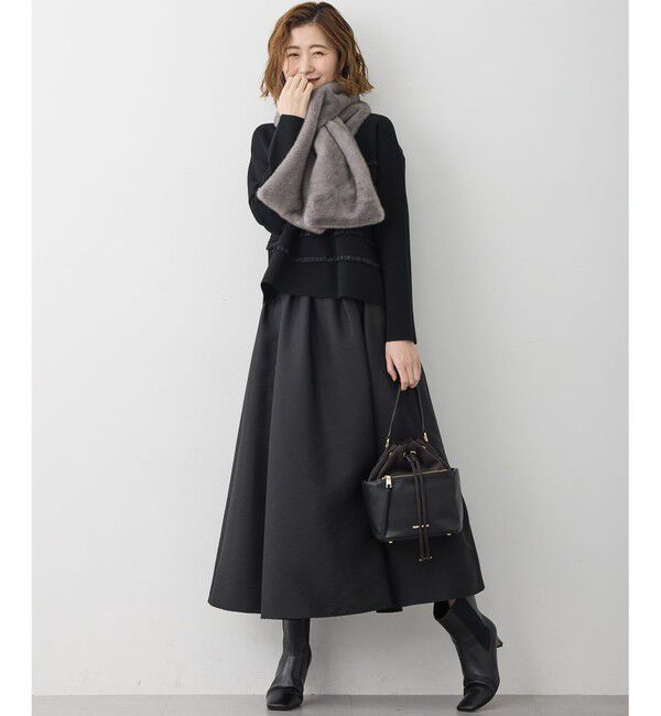 23区「フェイクファー ティペット」|マフラー|