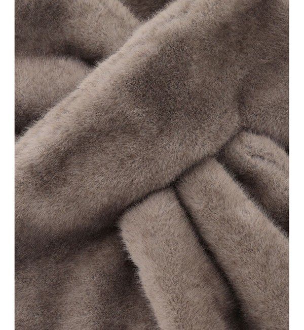 23区「フェイクファー ティペット」|マフラー|