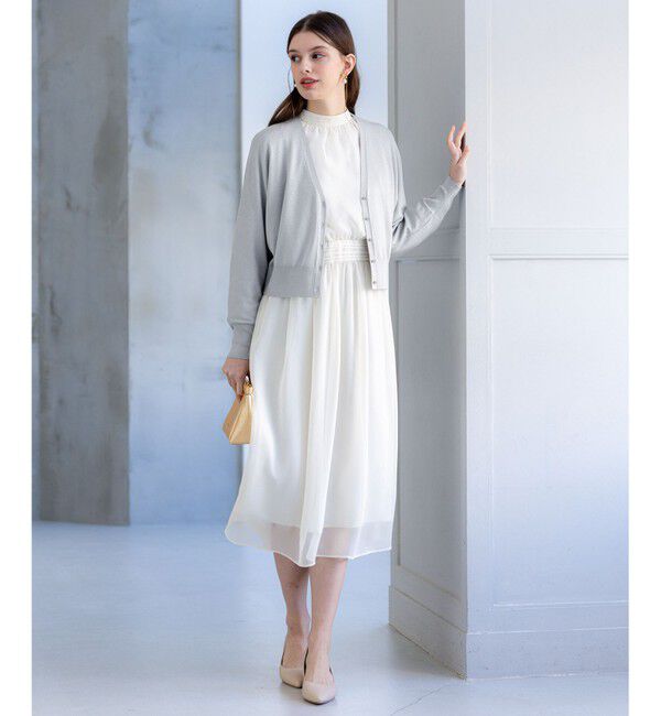 23区「【APPLAUDIR】クレープシフォン ドレス」|ドレス|