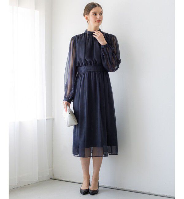 23区「【APPLAUDIR】クレープシフォン ドレス」|ドレス|