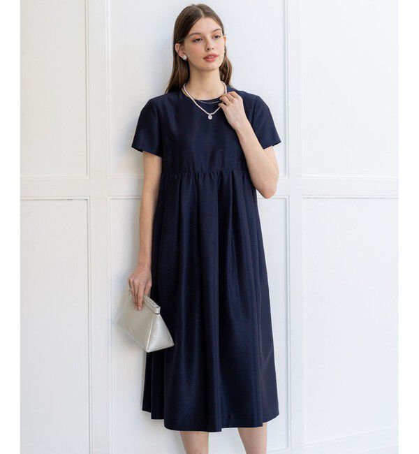 23区「【APPLAUDIR】トリアセシャンタン ドレス」|ドレス|ネイビー