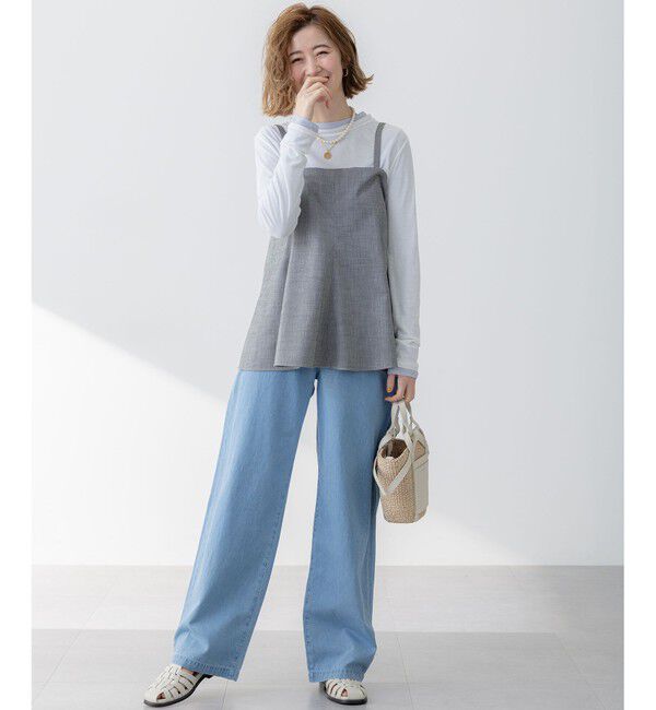 23区「【Oggi5月号掲載/洗える】シアー レイヤード TEE」|Tシャツ・カットソー|