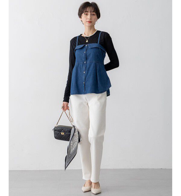 23区「【Oggi5月号掲載/洗える】シアー レイヤード TEE」|Tシャツ・カットソー|