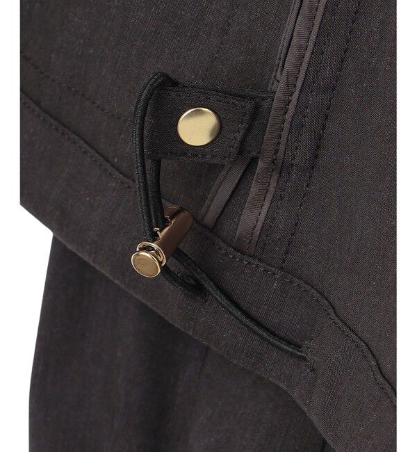 23区「【洗える】リネンレーヨンストレッチ ブルゾン」|ブルゾン・スタジャン|