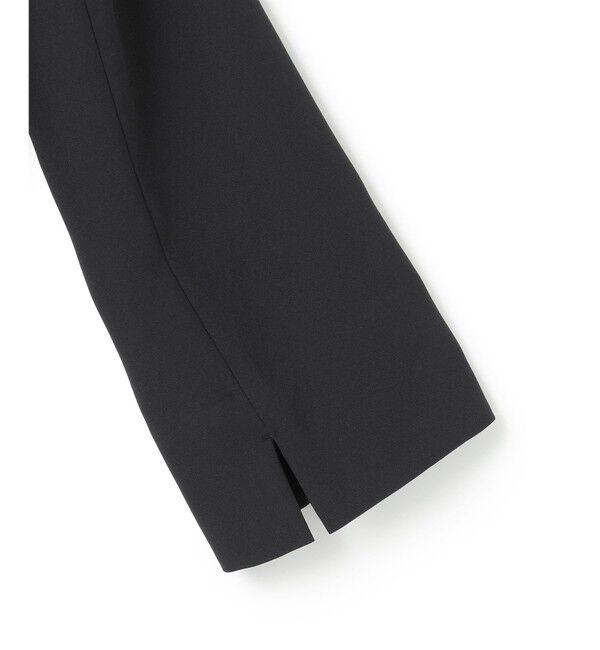 23区「【APPLAUDIR】バックサテンジョーゼット ジャケット」|ノーカラージャケット|