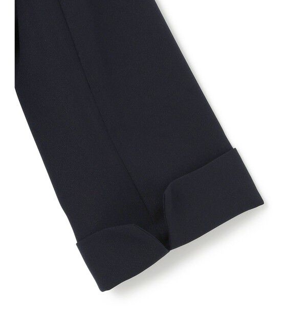 23区「【APPLAUDIR】バックサテンジョーゼット ジャケット」|ノーカラージャケット|