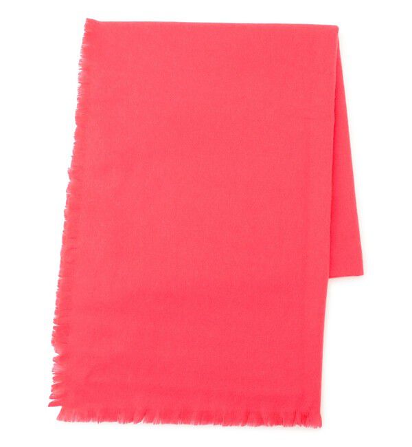 23区「【LEE掲載】ピュアカシミヤ フリンジ ストール」|ストール|オレンジ系