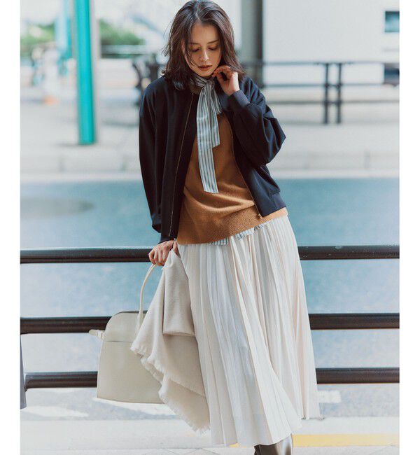 23区「【LEE掲載】ピュアカシミヤ フリンジ ストール」|ストール|