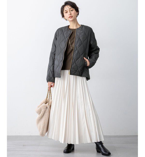 23区「中綿パディング コンパクト アウター」|ダウン|