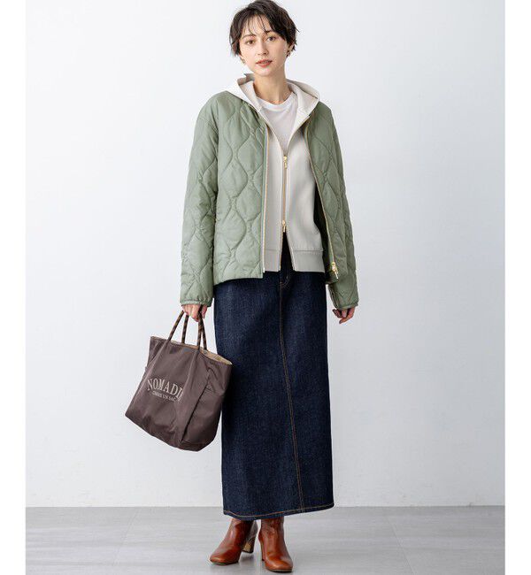 23区「中綿パディング コンパクト アウター」|ダウン|