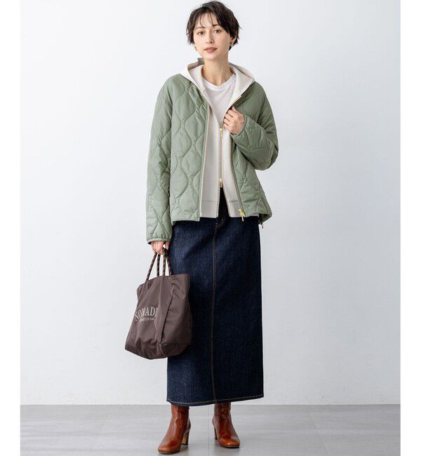 23区「中綿パディング コンパクト アウター」|ダウン|