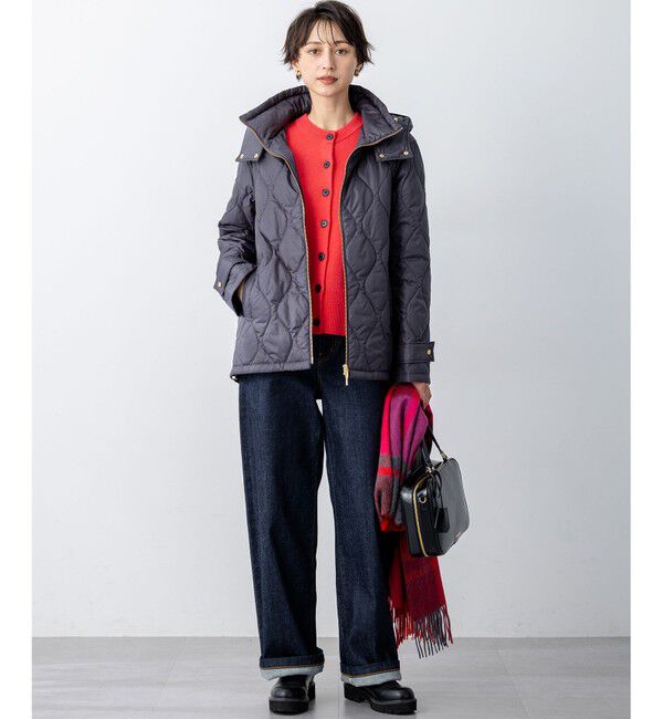 23区「中綿パディング フード2WAY アウター」|ダウン|