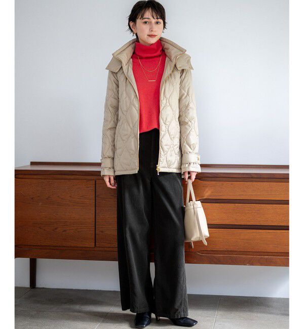 23区「中綿パディング フード2WAY アウター」|ダウン|