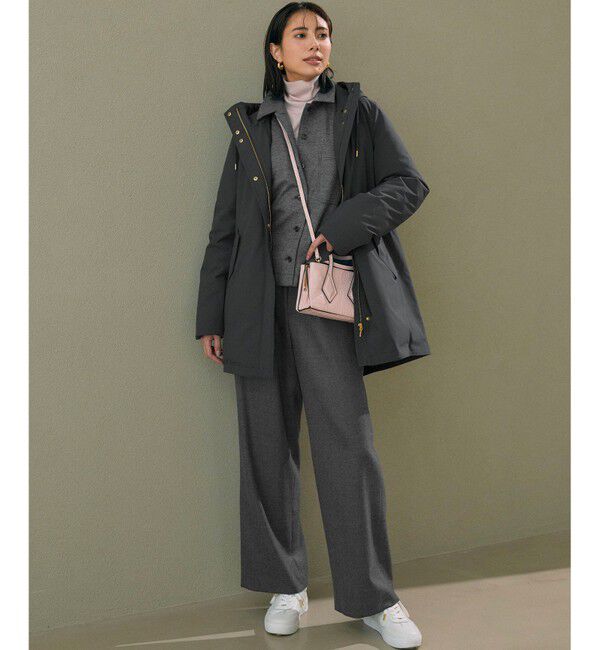 23区「【一部店舗限定/滝沢眞規子さん着用/撥水加工】ミリタリー フーデット ダウンコート」|ダウン|